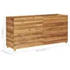 The Living Store Hochbeet 150x40x72 cm Massivholz Teak und Produktbild-Vorschau 9