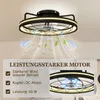 Stropní ventilátor HOMCOM s LED osvětlením, dálkovým Náhled obrázku produktu 6
