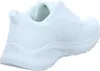 A white Skechers sneaker shown from a side-rear angle on a white background. Anteprima dell’immagine prodotto