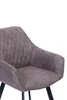 Set di 2 poltrone in microfibra color taupe Anteprima dell’immagine prodotto 14
