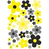 younikat 35 Blumen Aufkleber schwarz-gelb wetterfest I Produktbild-Vorschau 8