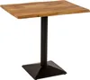 Tischgruppe 3tlg. Bistrotisch 80 x 60 cm Baumkante massiv Produktbild-Vorschau 2