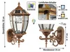 Solar Außenwandleuchte im Vintage Design – LED Produktbild-Vorschau 3