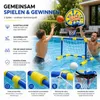 Gioco acquatico 2 in 1 con canestro da basket e porta da Anteprima dell’immagine prodotto 6