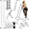 Hengda 4x3 Mehrzweckleiter 360cm 6 in 1 Alu Leiter Produktbild-Vorschau 1