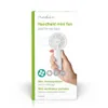 A product box for a handheld mini fan, showing the fan being held by a hand. Produktbild-Vorschau