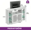 YITAHOME TV-Schrank Eckschrank mit RGB LED, Fernsehschrank Produktbild-Vorschau 2