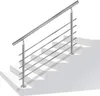 Treppengeländer 80m Edelstahl Handlauf mit Pfosten Geländer Produktbild-Vorschau 1