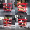 Set di 2 carrelli da officina AREBOS | 3 scomparti | Anteprima dell’immagine prodotto 8