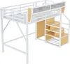 Sweiko Hochbett 140x200 mit Sicherheitsleiter und flexiblem Produktbild-Vorschau 8