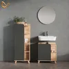 Midischrank Livinity Marano Anthrazit 50 x 128 cm mit Tür Produktbild-Vorschau 2