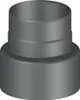 Ofenrohr Reduzierung - Ø 200 mm auf Ø 150 mm - gussgrau Produktbild-Vorschau 1