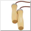 Sk07 Corde à sauter en cuir + poignées en bois Hms Voir les images du produit 3