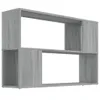 Libreria grigia Sonoma 100x24x63 cm in materiale ligneo Anteprima dell’immagine prodotto 1