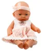 LeanToys Baby Doll Rosa Kleid Mit Spitze Und Stern Armband Produktbild-Vorschau 2