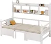 Fortuna Lai Multifunktionales Massivholz Schlafsofa 200x90 Produktbild-Vorschau 9
