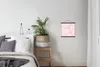 MuchoWow® Textilposter Rosa - Geometrische Formen - Produktbild-Vorschau 3