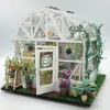MoFun Holz Mini Transparente romantische Blumenhaus Kinder Produktbild-Vorschau 2