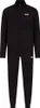 A black tracksuit is displayed against a white background. Produktbild-Vorschau
