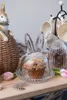 Clayre & Eef Glocke Kaninchen Ø 14x16 cm Glas Produktbild-Vorschau 5