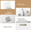 GOPLUS Wäschesammler mit Deckel, Weiße Wäschetruhe mit Produktbild-Vorschau 5