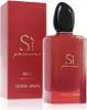 A bottle of Giorgio Armani Si Passione Intense Eau de Parfum and its matching red box. Náhled obrázku produktu