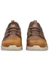 A front view of a pair of brown SKECHERS SLIP-INS SLADE - ZACHARY shoes against a white background. Voir les images du produit