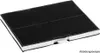 A black carbon filter with white foam edges, shown from a diagonal angle. Produktbild-Vorschau