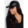 Damen Lederkappe, schwarz, Größe 56-60 cm Produktbild-Vorschau 5