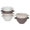 A stack of soup bowls and a pair of soup bowls. Produktbild-Vorschau