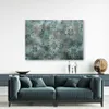 Leinwandbild mosaik aus sternen 90x60 cm Feeby türkis Produktbild-Vorschau 2