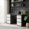 Cuba – Schreibtisch Mit 6 Schubladen Und Tastaturauszug 130 Produktbild-Vorschau 5