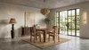 FineBuy Esstisch Massivholz Sheesham 80x80 cm Dunkelbraun Produktbild-Vorschau 2