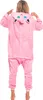 Nikcorp Jumpsuit Pyjama Damen Kinder Onesie Figur Rosa L Produktbild-Vorschau 2