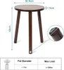 A diagram showing the dimensions and specifications of a plant stand. Náhled obrázku produktu