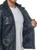Tazzio Herren Jacke Lederjacke Trenchcoat 19706 Navy XXL Produktbild-Vorschau 6