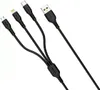 Denmen Kabel Usb 3W1 Szybkie Ładowanie Micro Typ-C Usb-C Podgląd zdjęcia produktu 3
