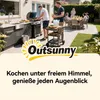 Outsunny Grillwagen 2-Etagen Grilltisch mit Produktbild-Vorschau 9