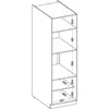 Mikrowellenherdsäule - MODENA - 60 cm - 2 Türen - Produktbild-Vorschau 3
