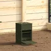 vidaXL Kŕmidlo pre kurčatá olivovo zelené 25 x 42 x 40 cm Náhľad obrázku produktu 2