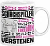 Schachspieler Geschenk Kaffee-Tasse Geschenkidee für Produktbild-Vorschau 1