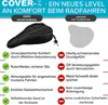 Comparison of a bicycle gel seat cover with other seat covers. Produktbild-Vorschau