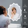 Lustro LED COSTWAY, okrągłe lustro ścienne z 3-kolorowym Podgląd zdjęcia produktu 3