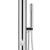 vidaXL Prysznic ogrodowy z brązową podstawą 230 cm stal Podgląd zdjęcia produktu 6