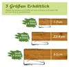 Blooven 8 Stück Tischdeckenklammern Edelstahl Silber 4cm x Produktbild-Vorschau 4
