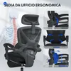 Sedia da ufficio ergonomica FLEXISPOT con poggiatesta 3D, Anteprima dell’immagine prodotto 5