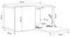 vidaXL TV nástenné skrinky 3 ks Dub Sonoma 60x30x30 cm Náhľad obrázku produktu 8