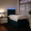 The Living Store Boxspringbett mit Matratze Blau 90x190 cm Produktbild-Vorschau 5