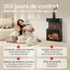 Cheminée électrique KAMINIO Henri 48x117,2 cm 2000 Watt Voir les images du produit 5