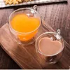 240 ml doppelwandige Glas Thermo - Herztasse mit Produktbild-Vorschau 8